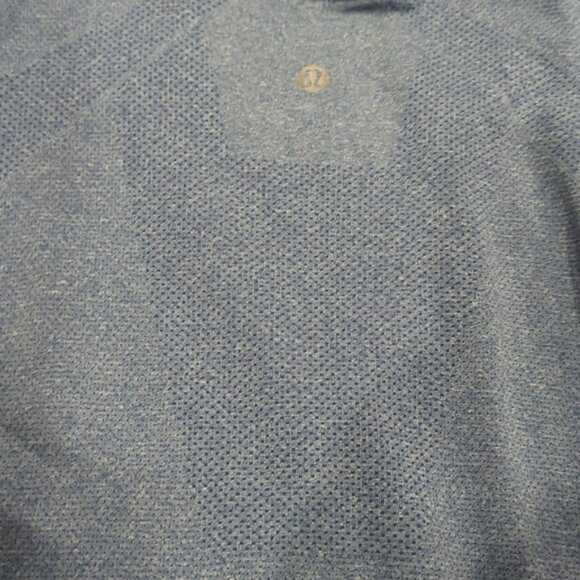 Lululemon long sleeve heathered blue metal vent - Picture 5 of 7